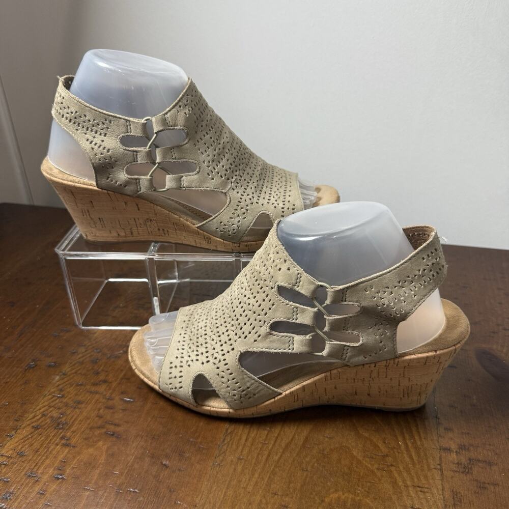 Rockport Cobb Hill Women's Janna Sandals CH1881 Beige 7.5 - Picture 3 of 13